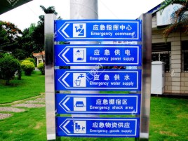 贡山标识导向系统设计需要掌握的四大元素